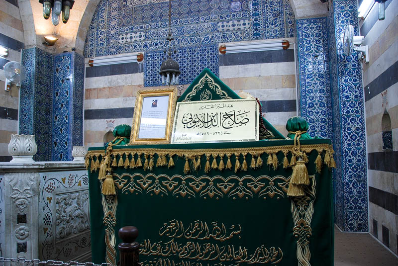 Grabmal Saladins, des größten Helden der muslimischen Welt, 1187 eroberte er Jerusalem