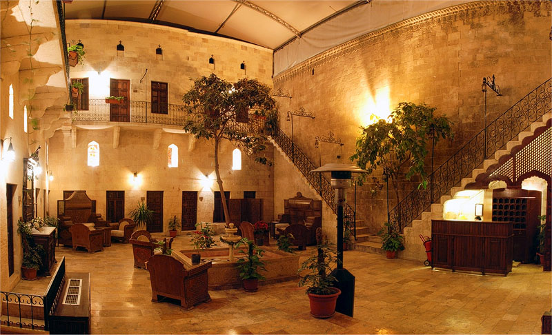 unser Hotel in Aleppo