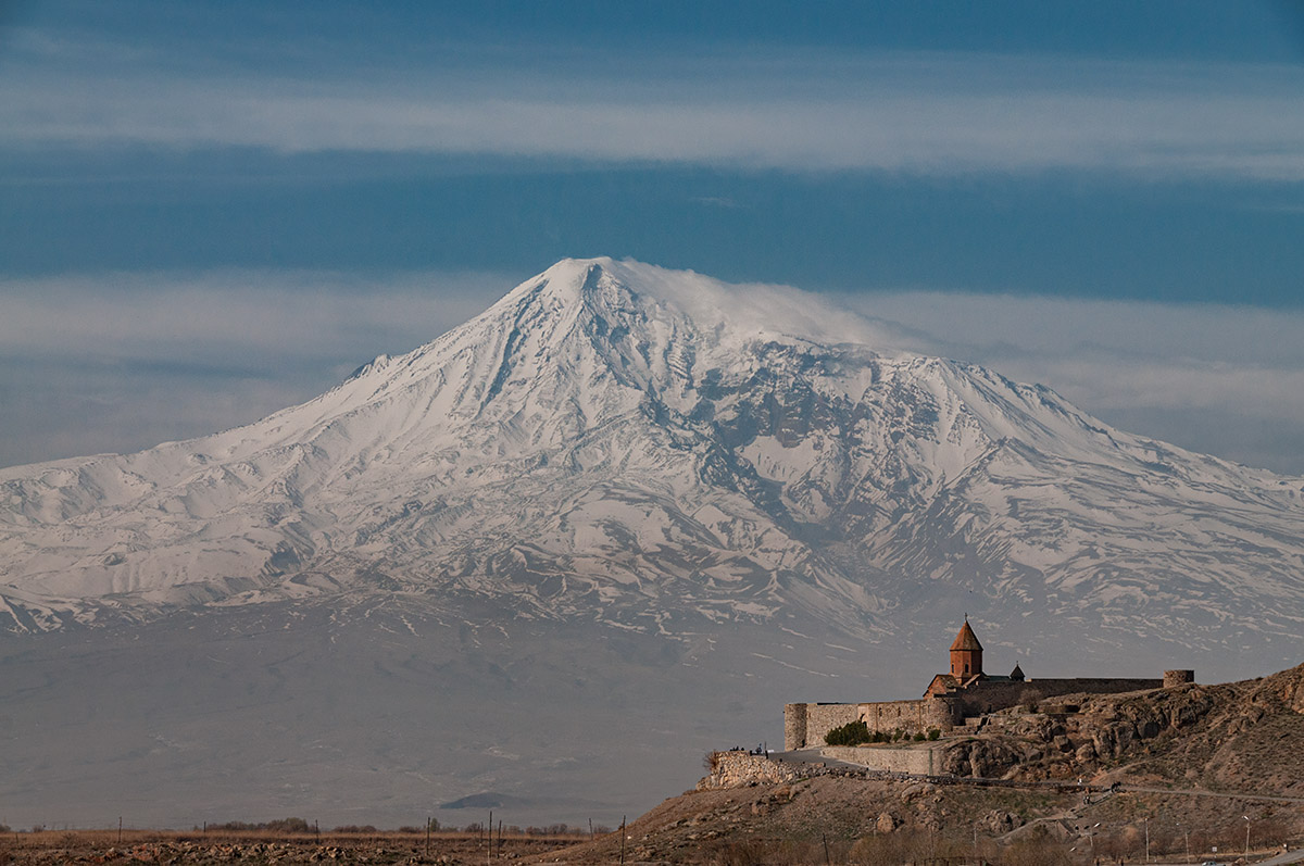 Berg Ararat mit Kloster Chor Virap