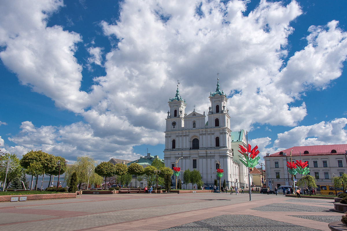 Hauptplatz in Hrodna