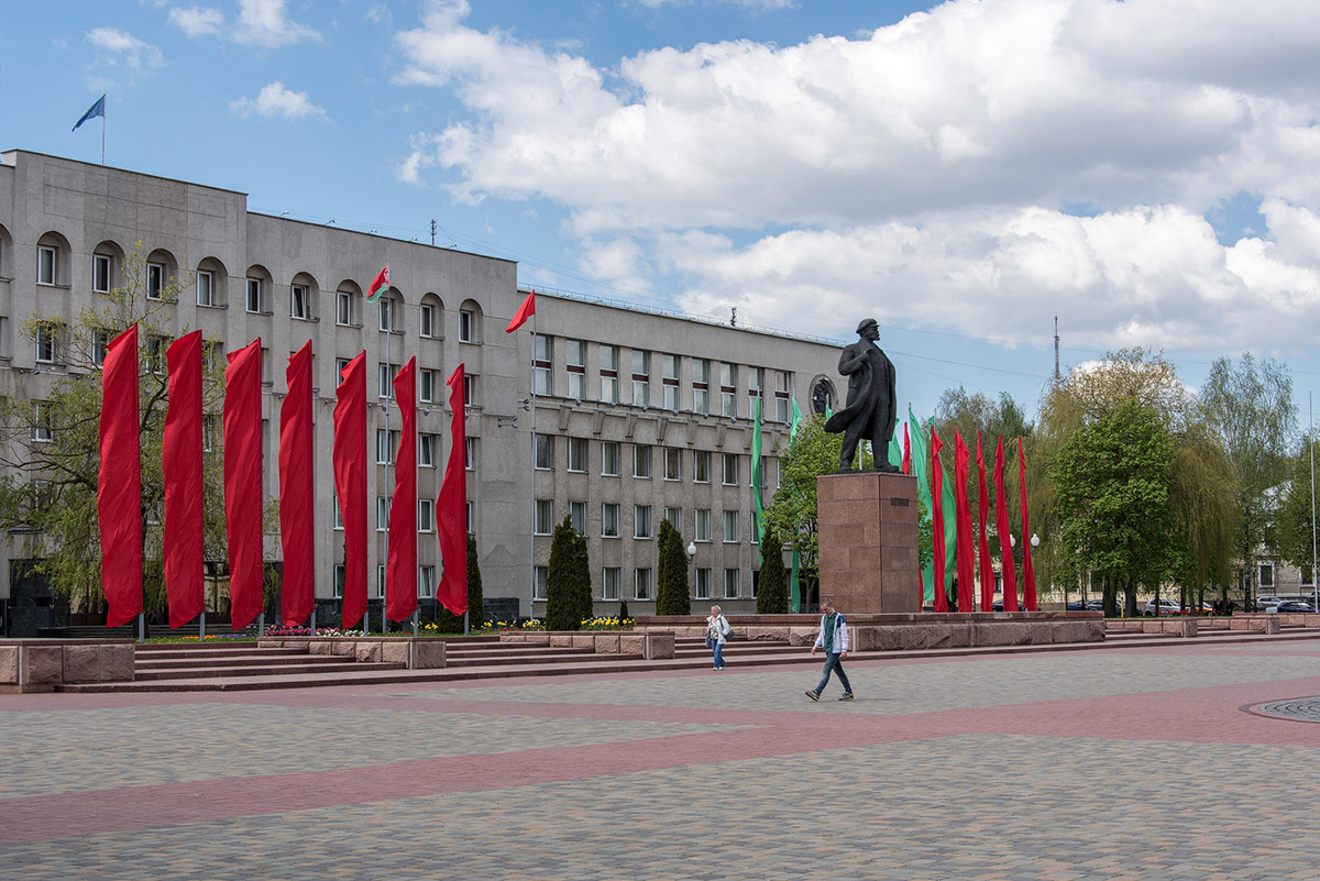 Lenin, überall präsent / Hrodna