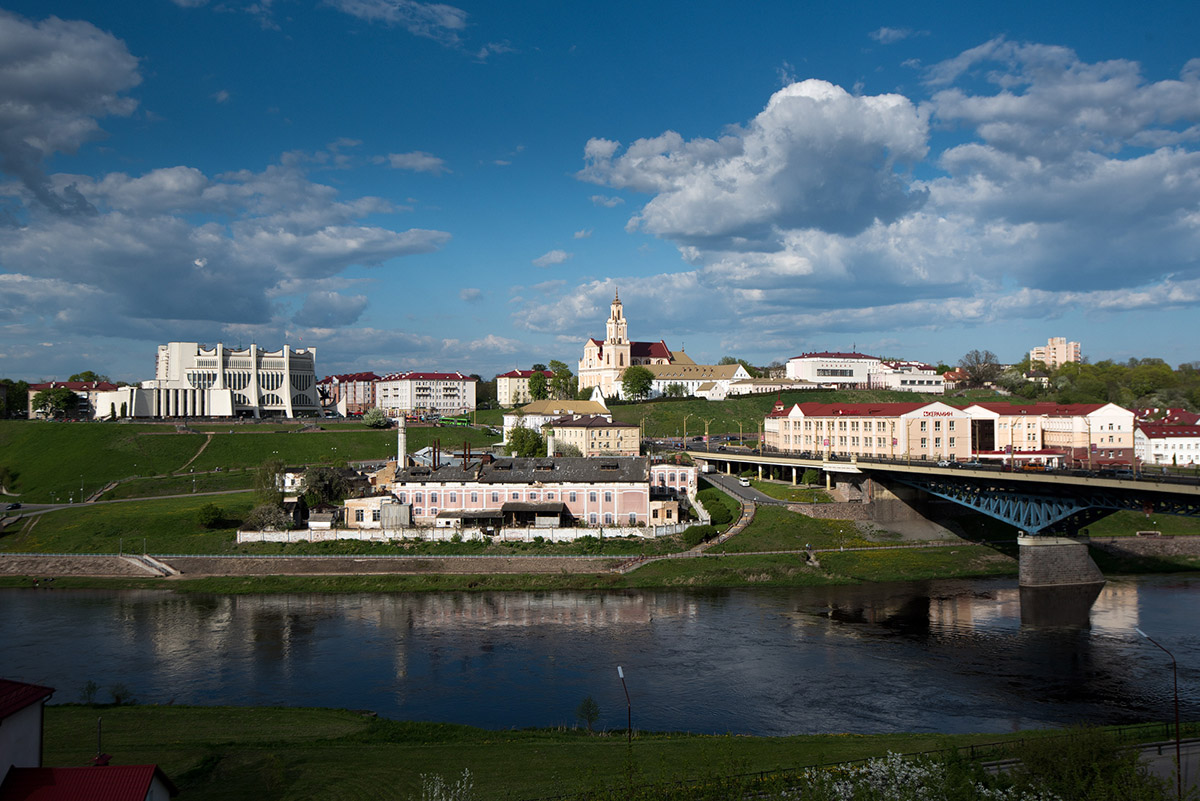 Blick über Hrodna