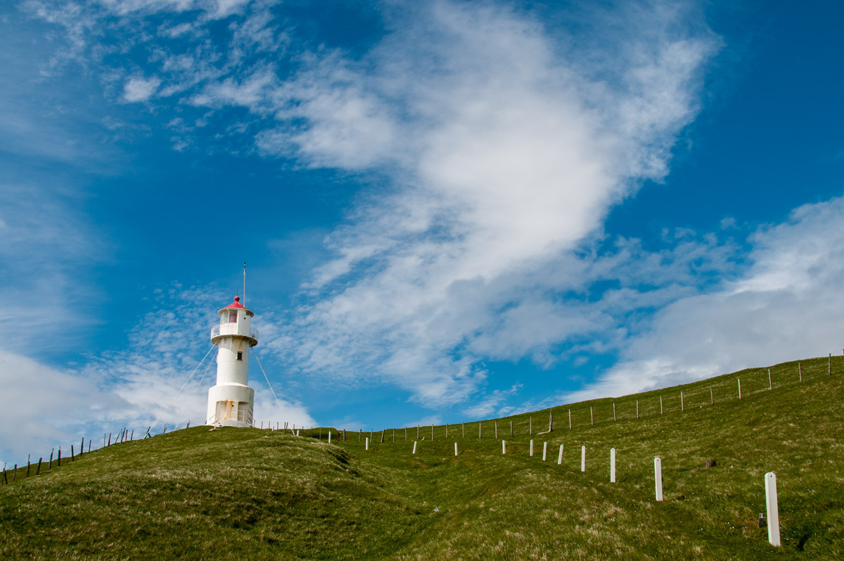 Leuchtturm von Mykines, die westlichste Spitze der Färöer