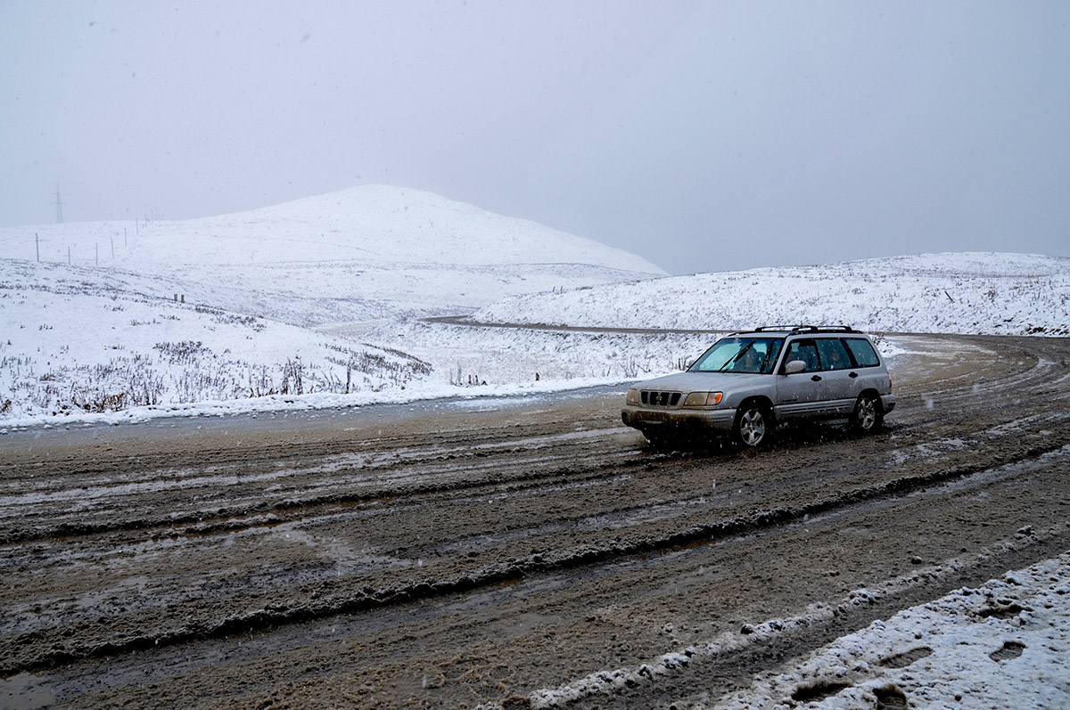auf dem Kreuzpass (2.395m), Richtung Russland