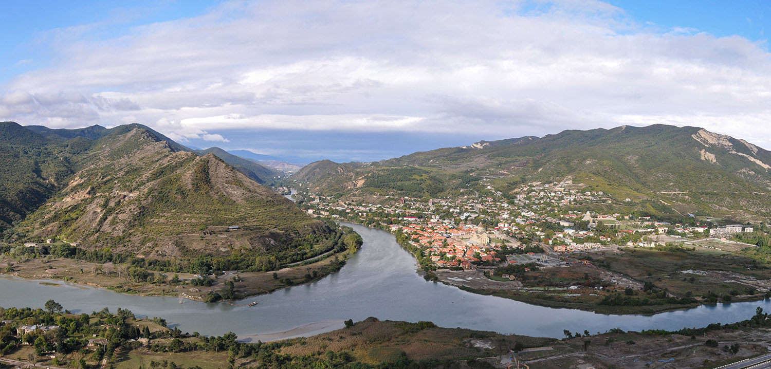 Blick auf Mzcheta