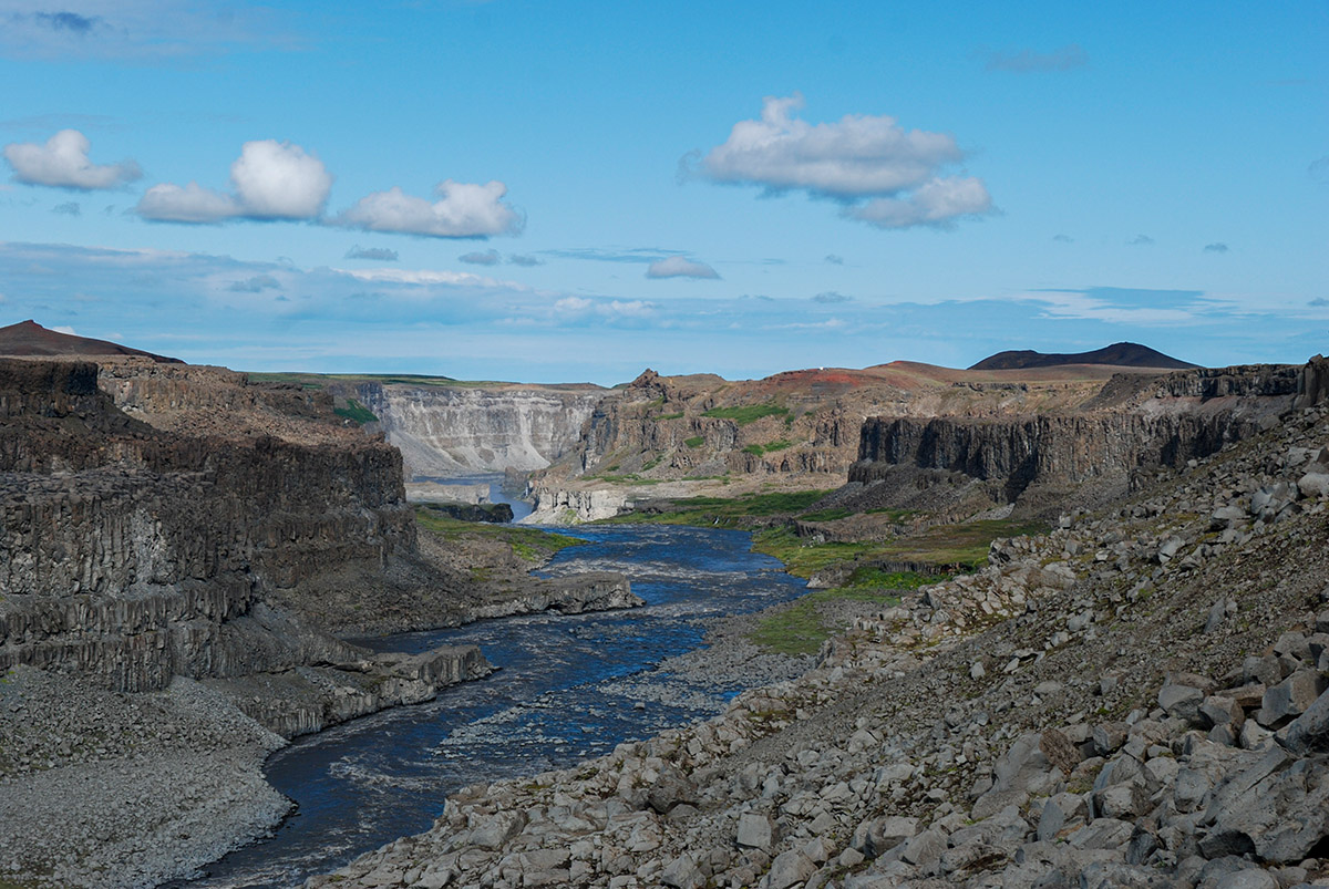 Schlucht des Flusses Jökulsa a Fjöllum