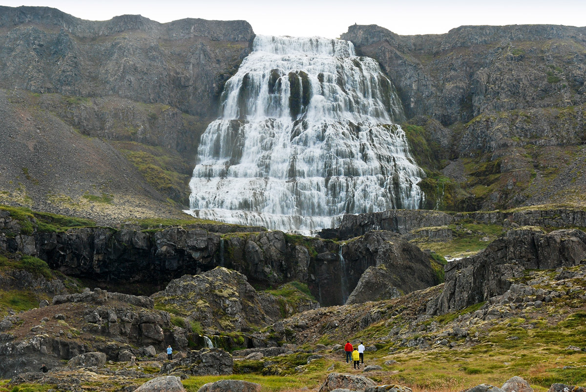 Dynjandifoss, ca. 100m hoch