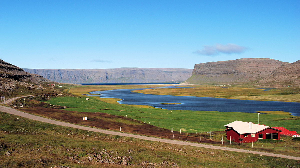 Landschaft am Patreksfjördur