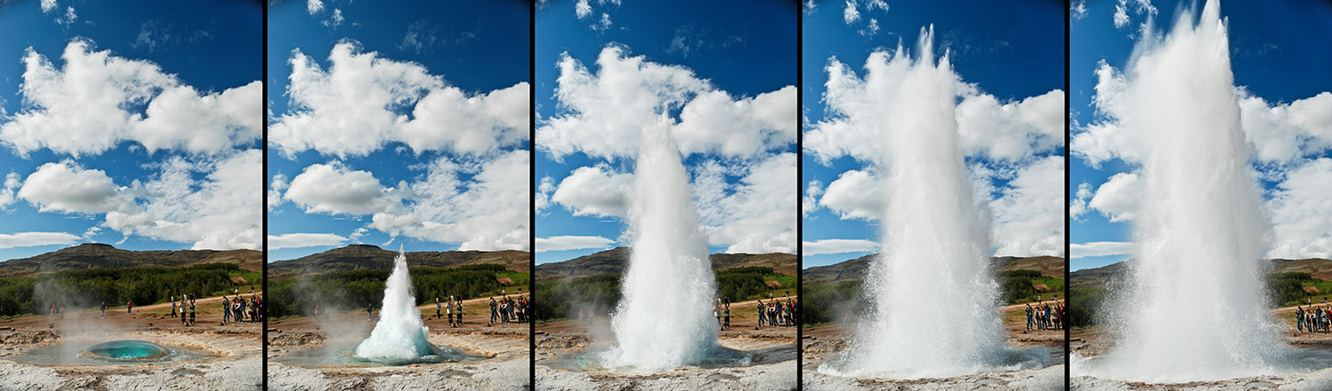 der Geysir Strokkur
