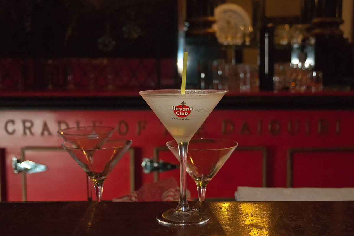 "The cradle of the Daiquiri" - das Floridita, wo auch schon Ernest Hemingway den leckeren Daiquiri schlürfte