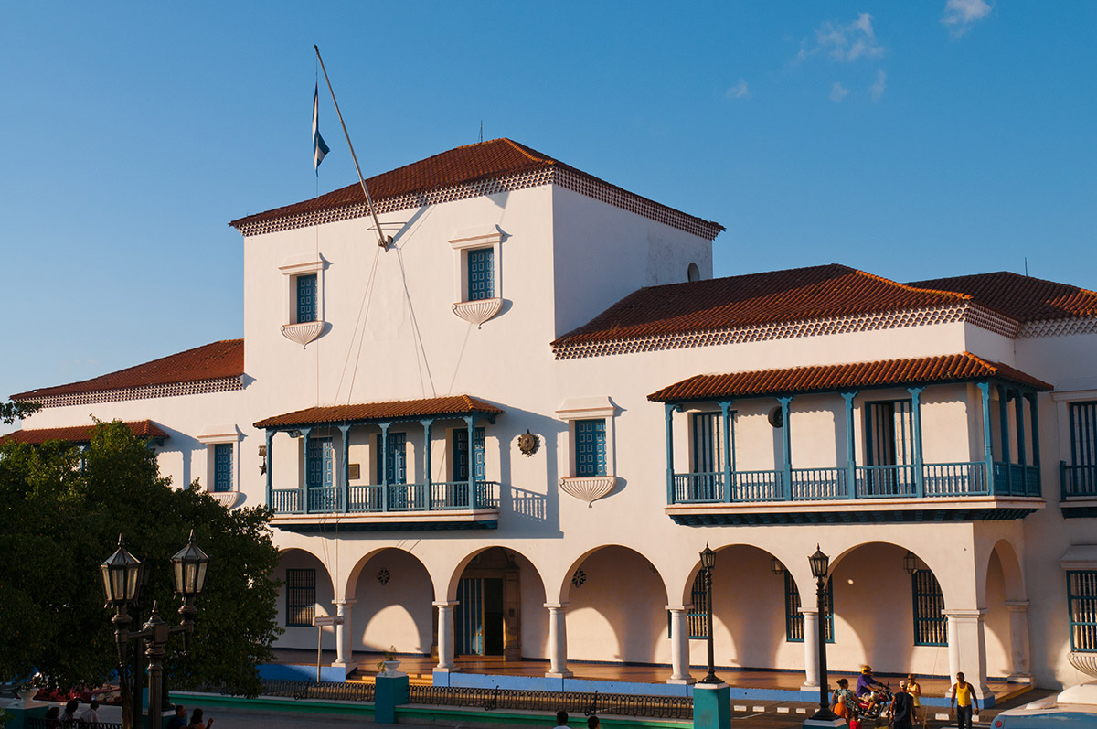 Santiago de Cuba - auf diesem Balkon hielt Fidel Castro am 1.1.1959 seine erste Rede an das kubanische Volk