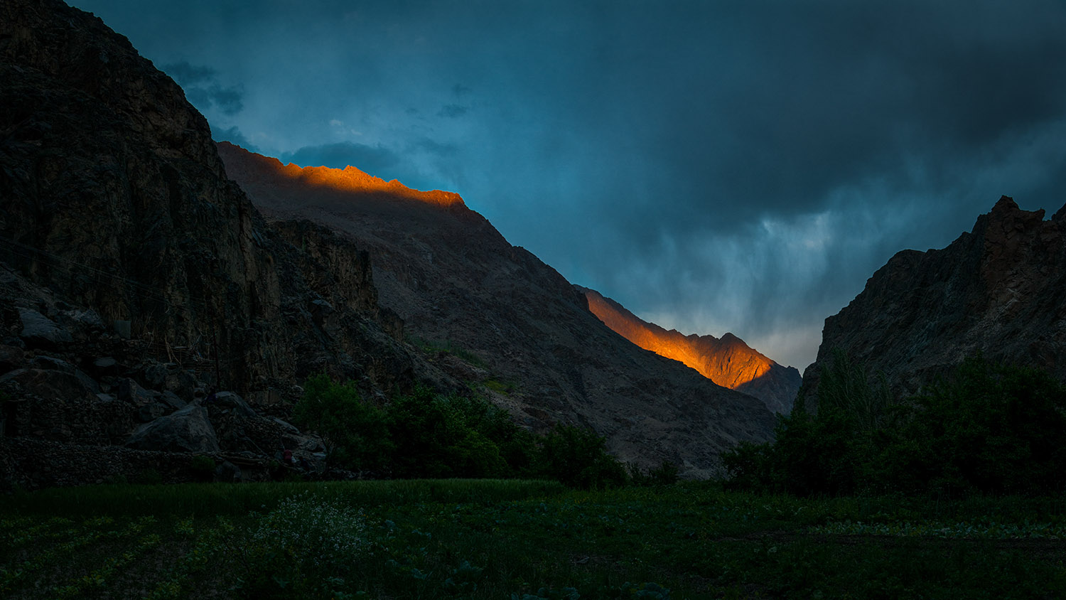 Sonnenuntergang in Dha