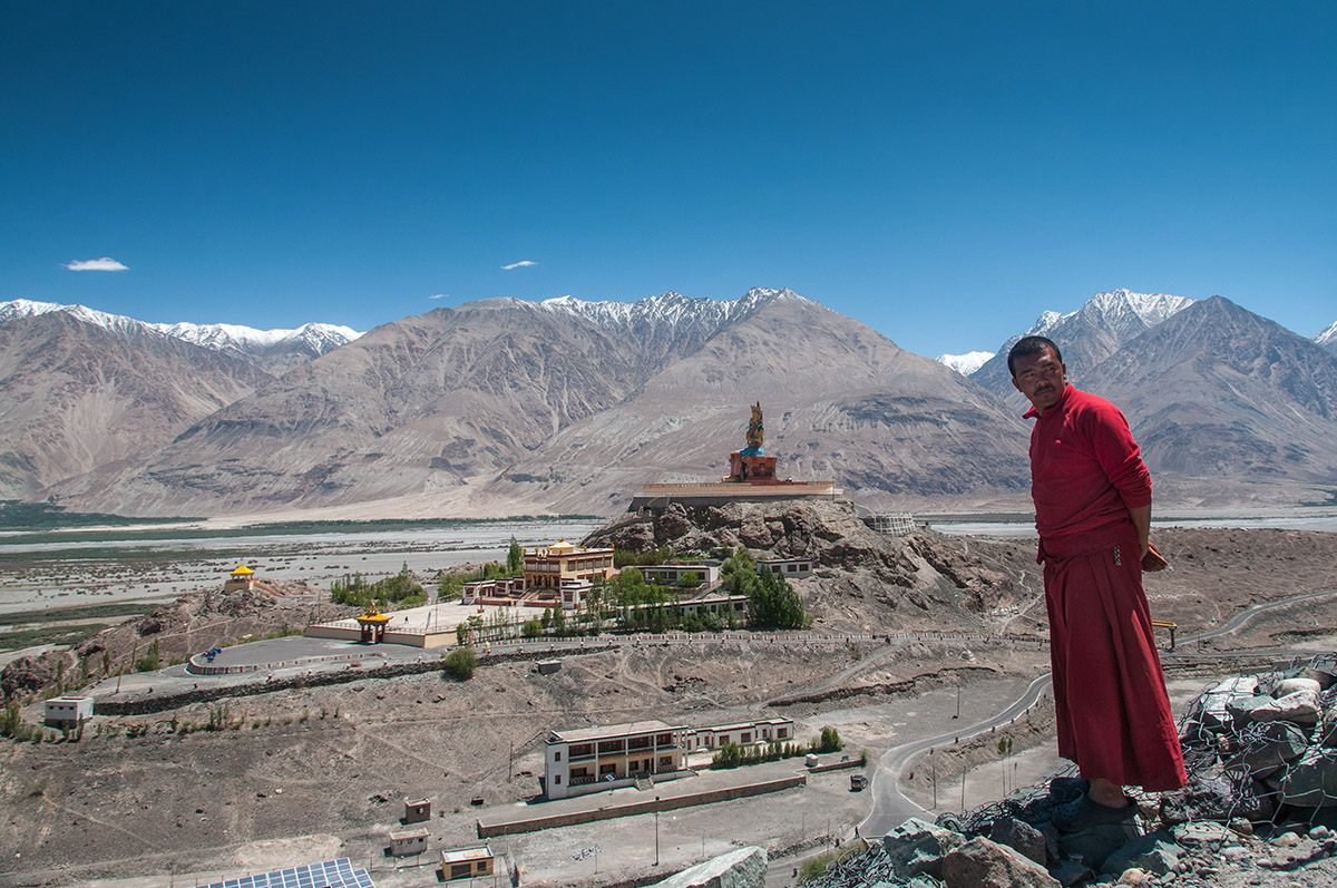 im Kloster Diskit im Nubra-Tal