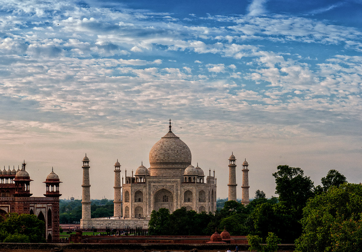 zum Abschluss noch ein Abstecher nach Agra, zum Taj Mahal