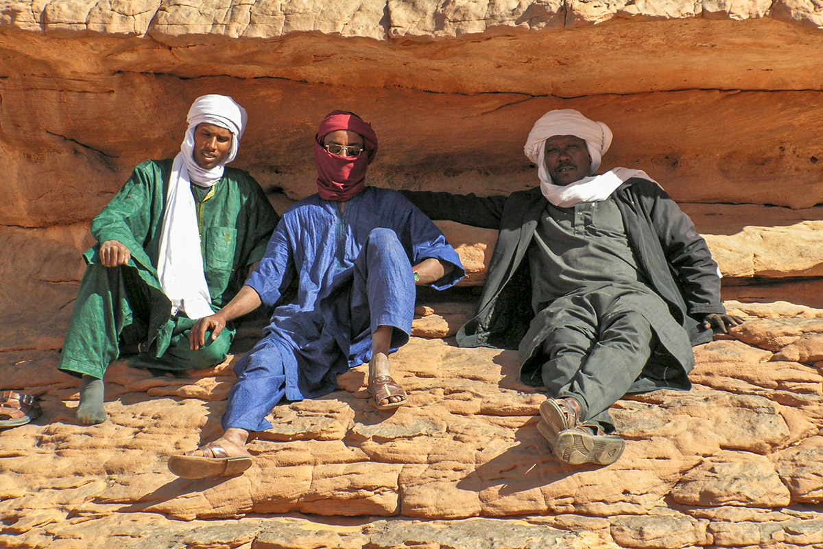Unsere 3 Tuareg-Begleiter