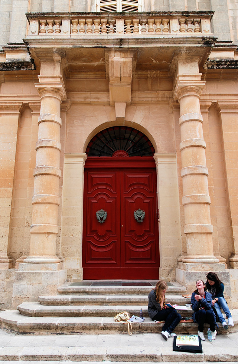 in den Straßen Mdina's 