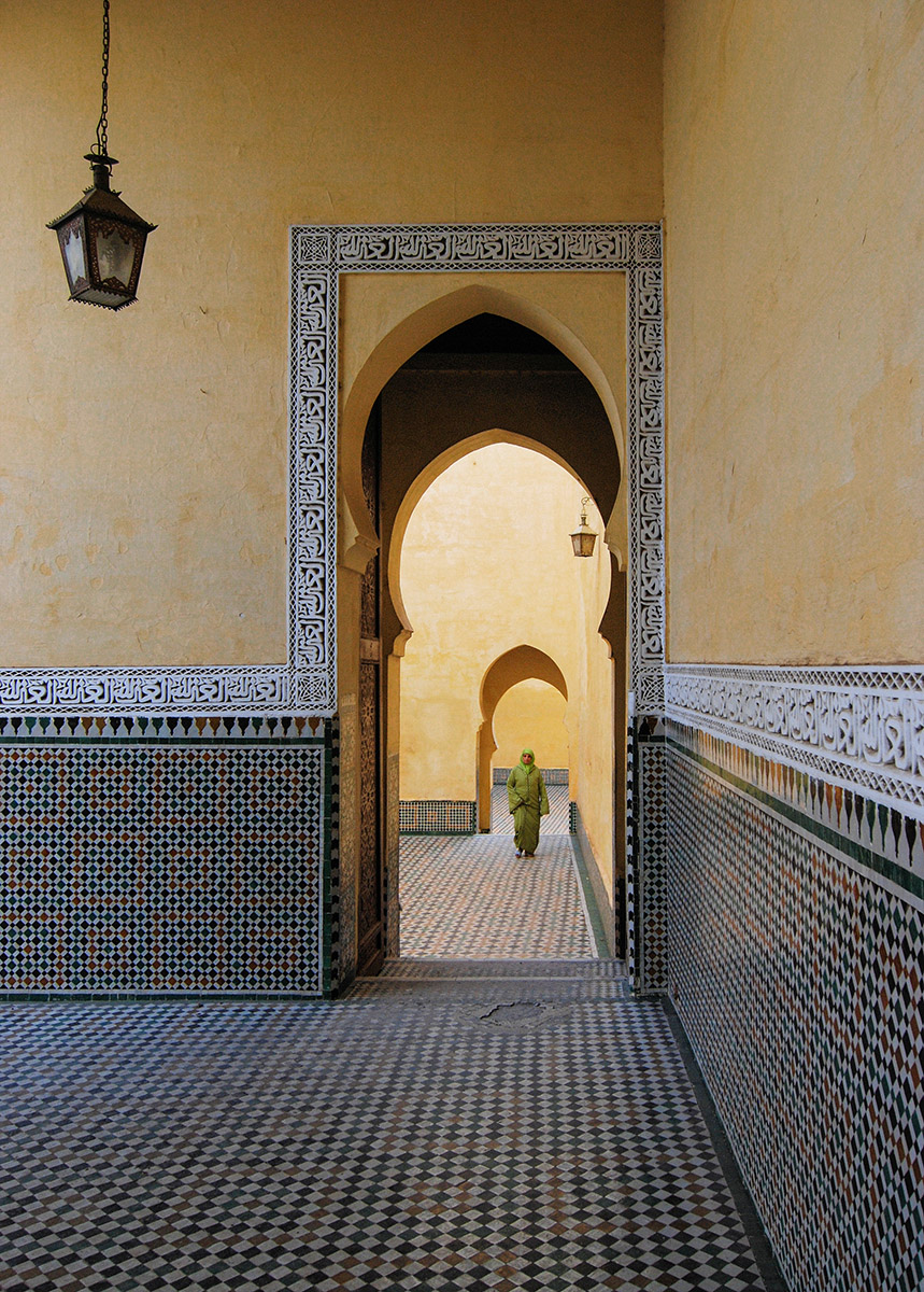 beim Grabmal des Moulay Ismail