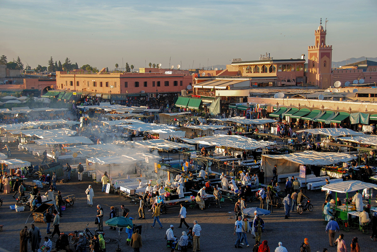 der Gauklerplatz - Jemaa el Fna