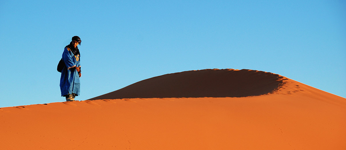 in den Dünen von Erg Chebbi