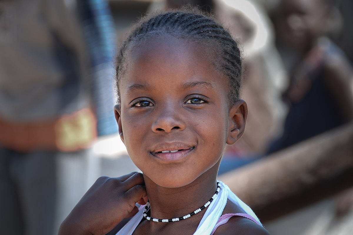 Mädchen in Swakopmund
