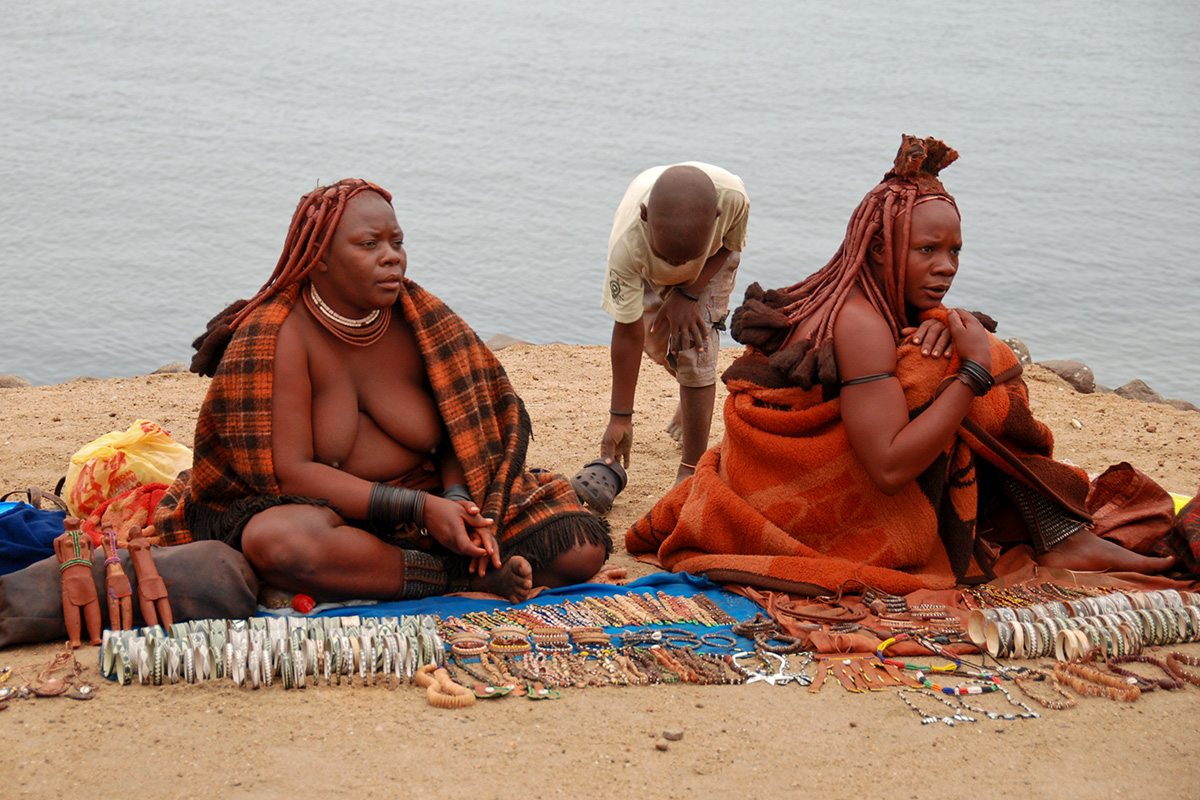 Himba Frauen, Walvis Bay