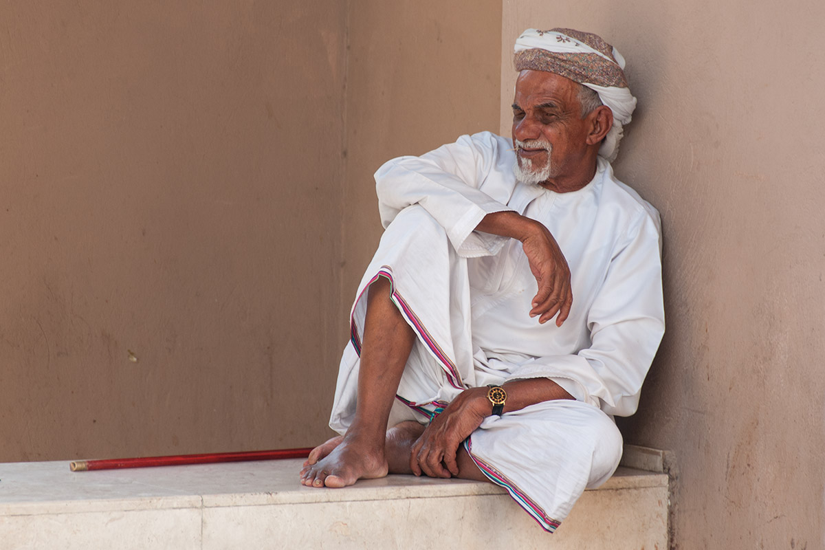 Siesta in der Altstadt von Muscat