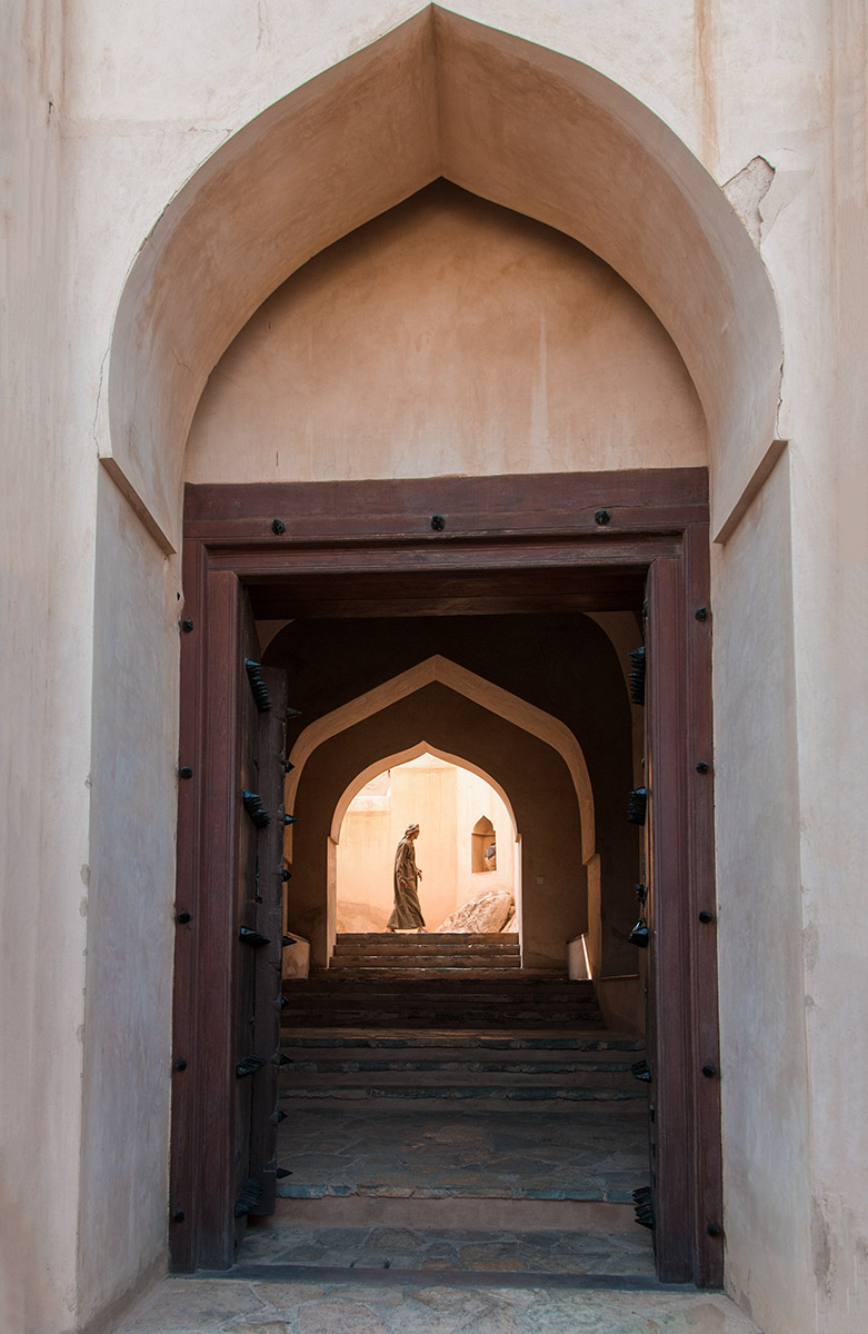 im alten Fort von Nakhal