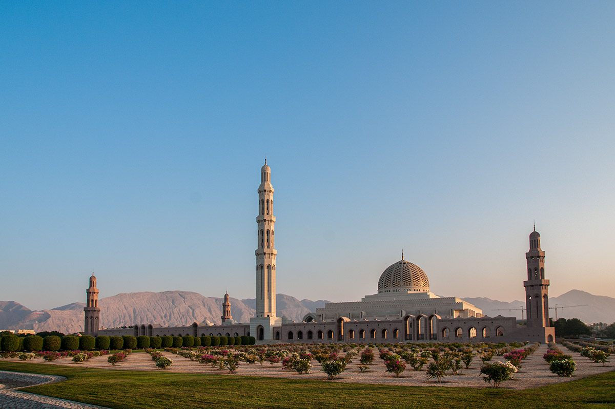 Sultan Qaboos Moschee in Muscat