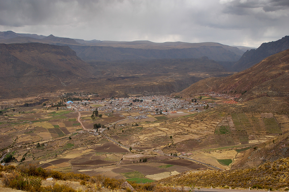 Blick ins Colca-Tal