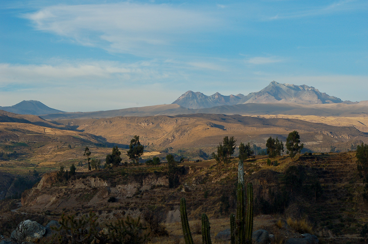 Sonnenaufgang im Colca-Tal