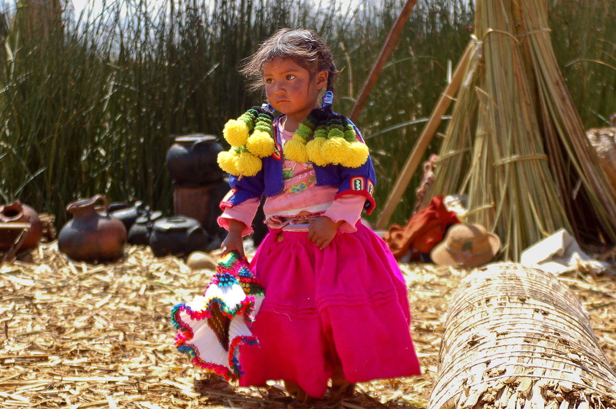 Uros-Mädchen
