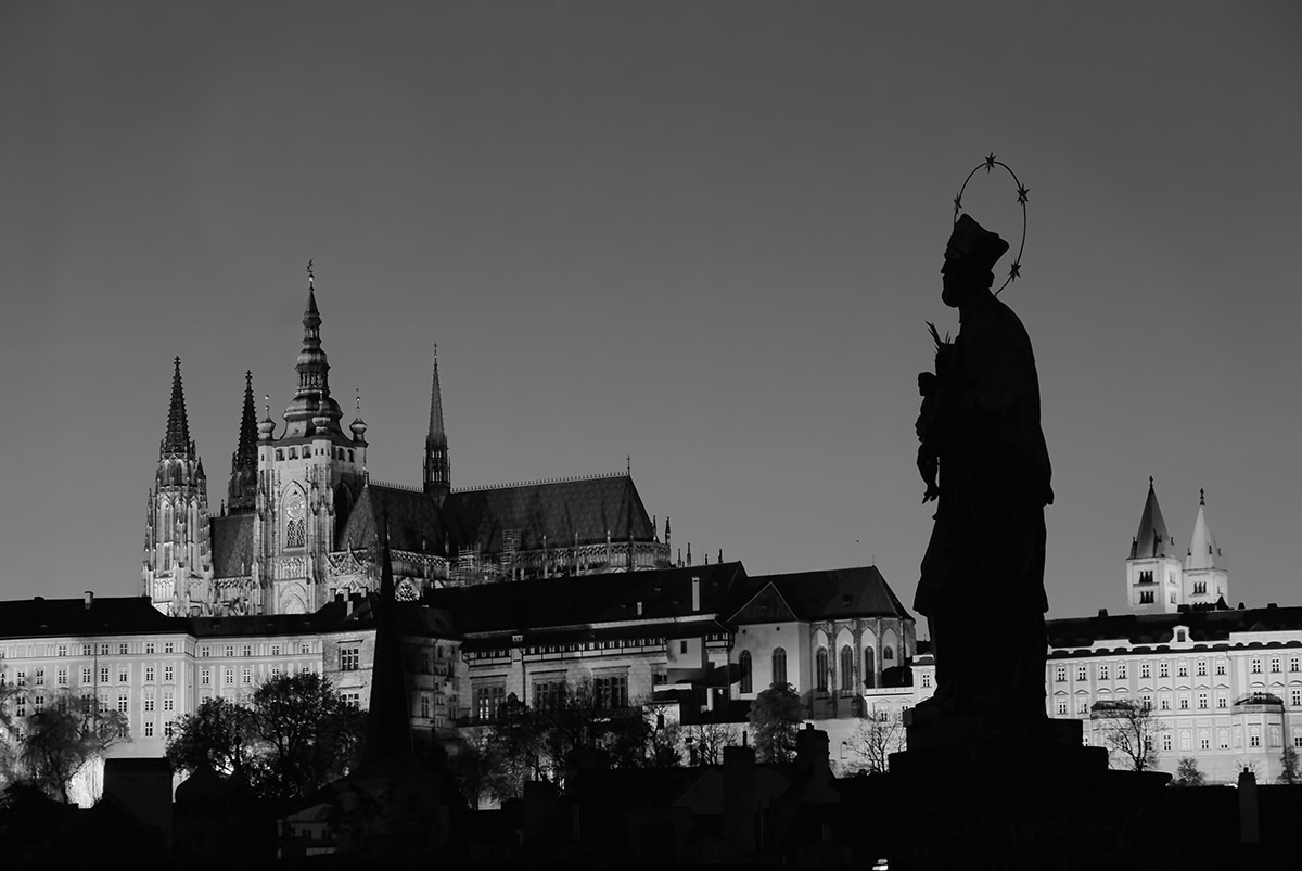 Prager Burg von der Karlsbrücke