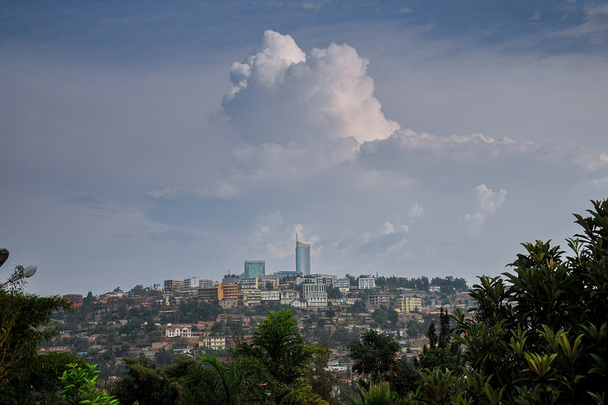 Blick auf Kigali