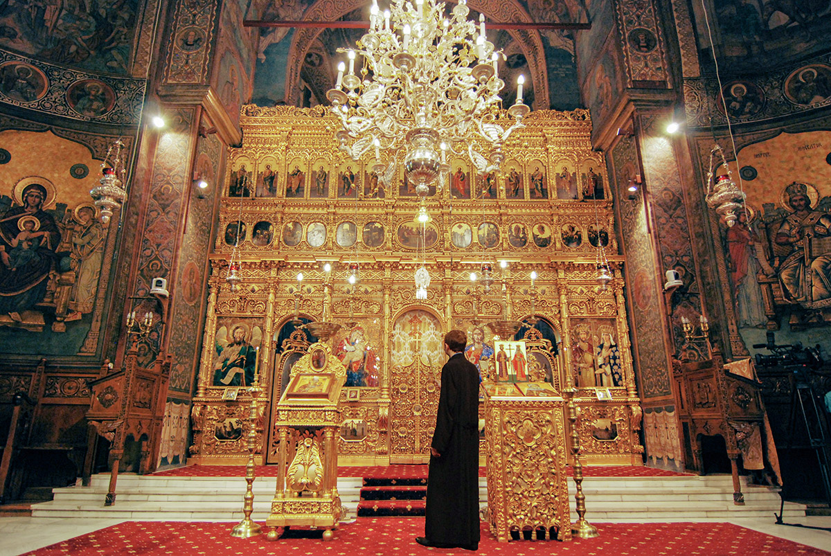 in der Patriarchenkirche in Bukarest