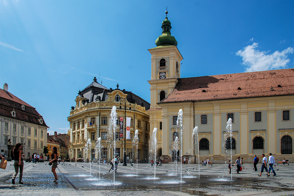 Hauptplatz in Sibiu