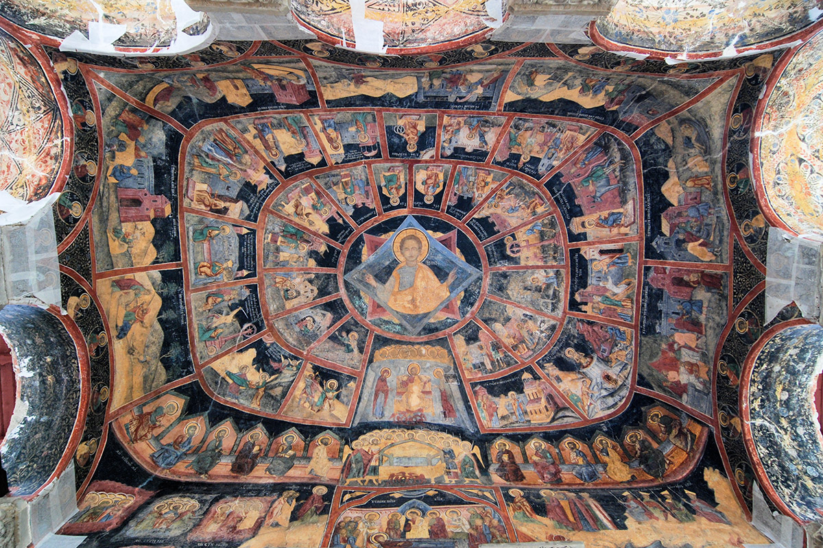 Malereien im Kloster Sinaia