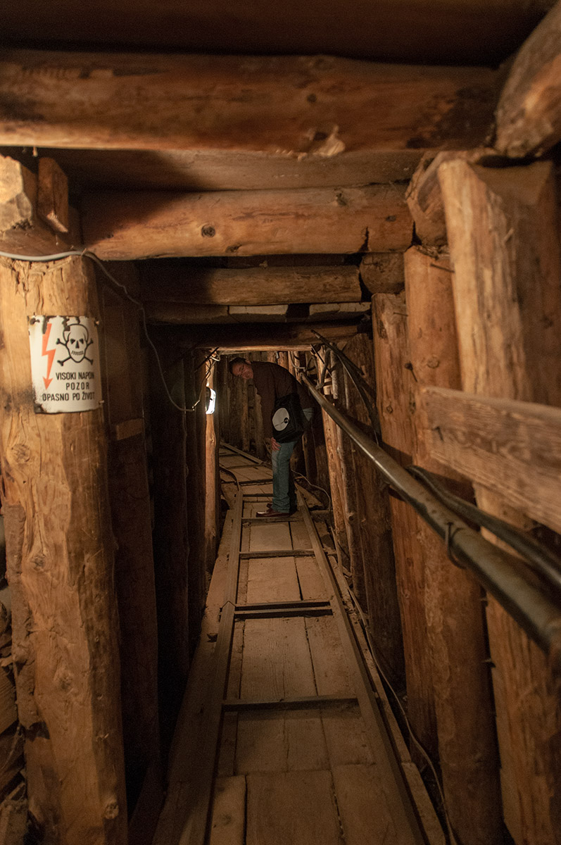 ein Teil des Tunnels wurde erhalten