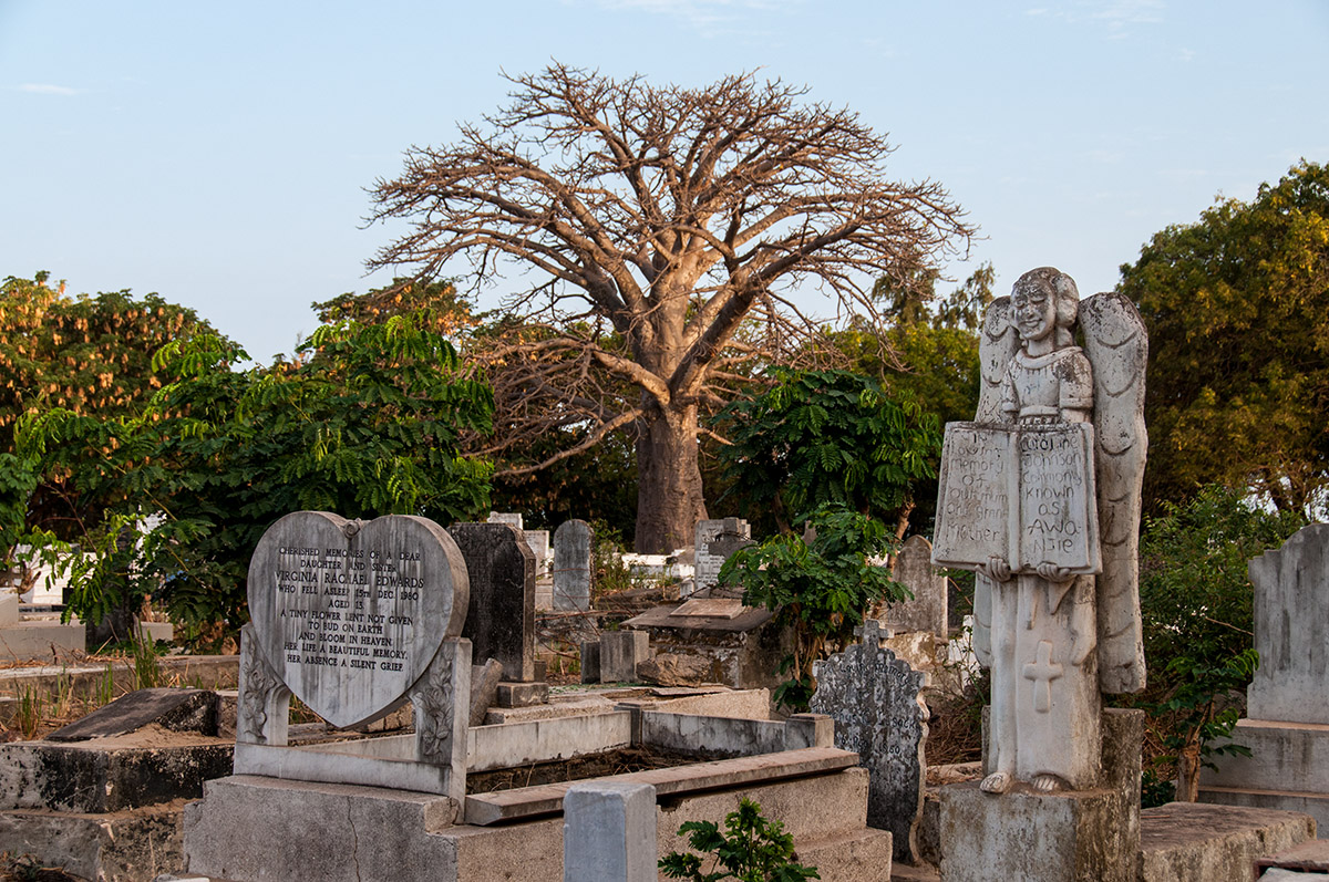 der englische Friedhof in Banjul