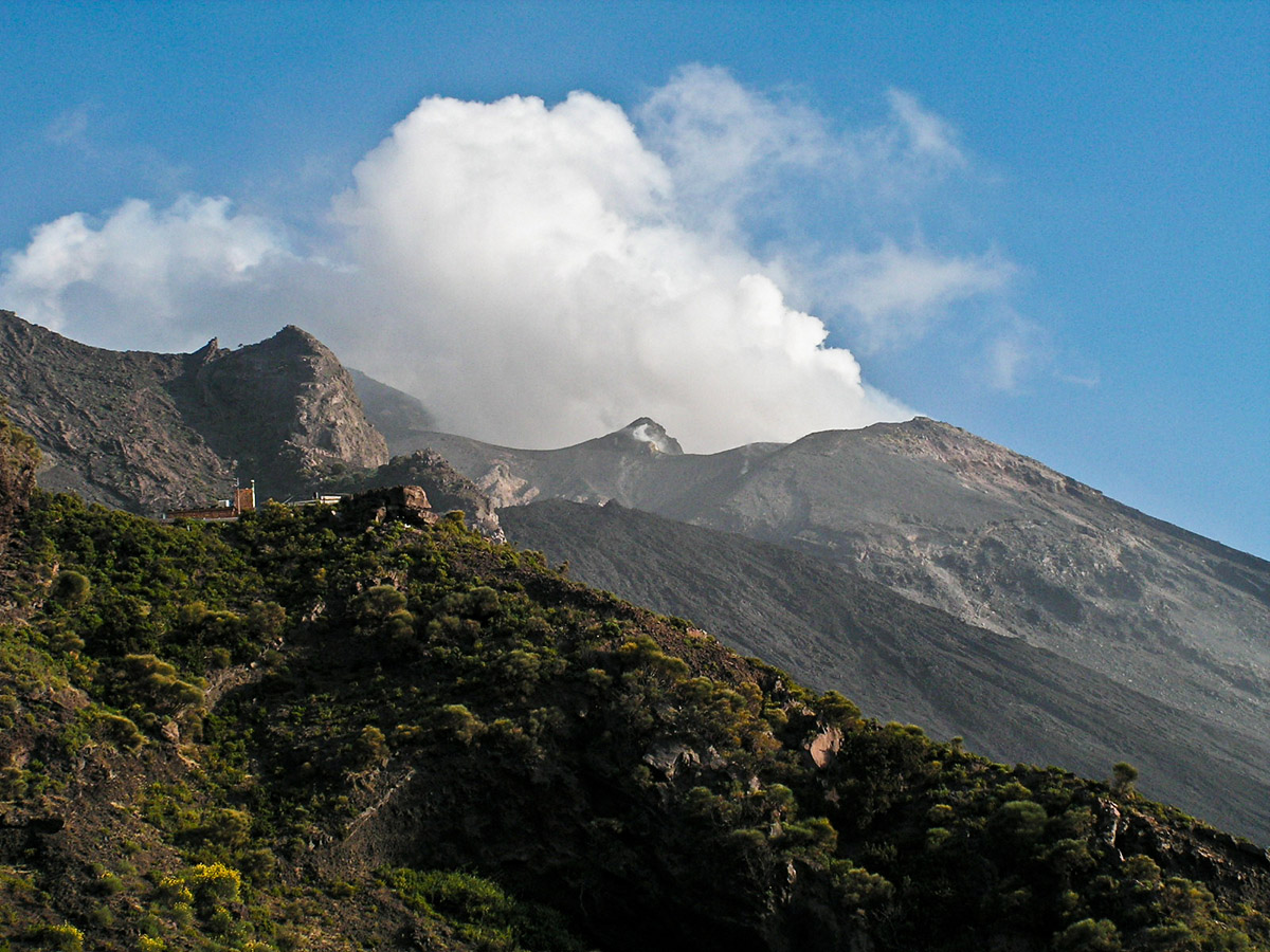 Der Vulkan Stromboli