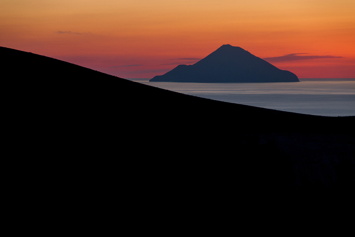 Sonnenuntergang auf Vulcano