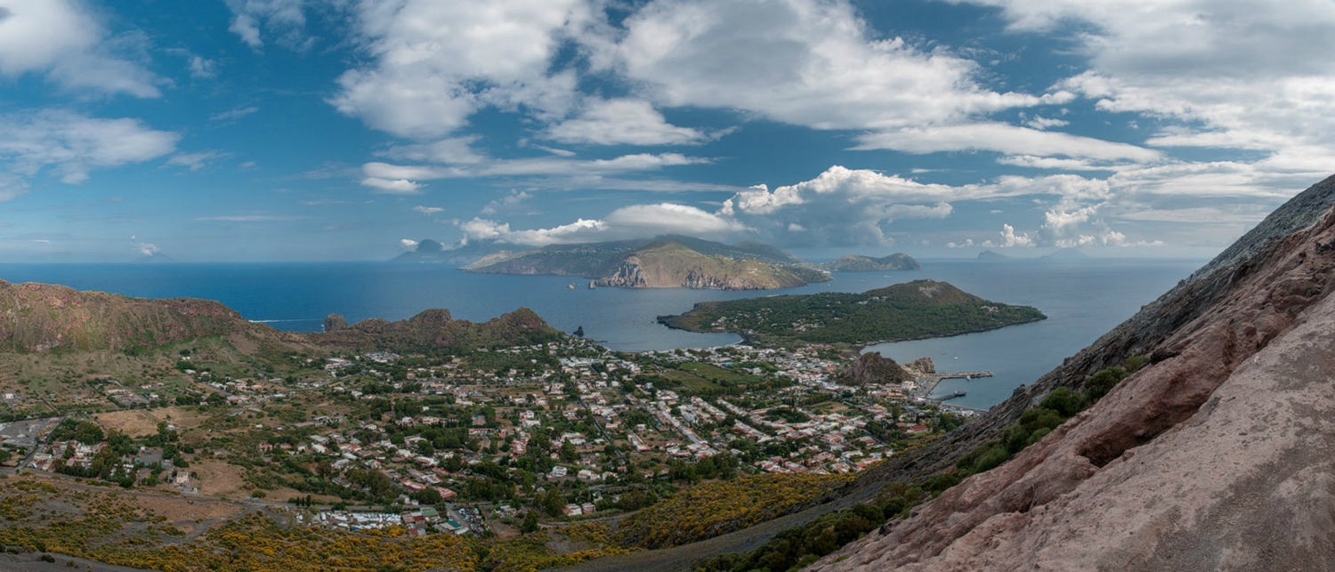 Blick auf die Insel Vulcano