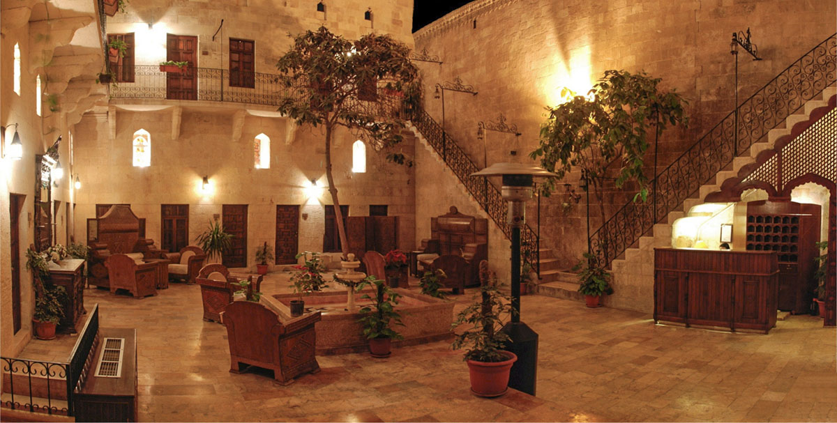 unser Hotel in Aleppo