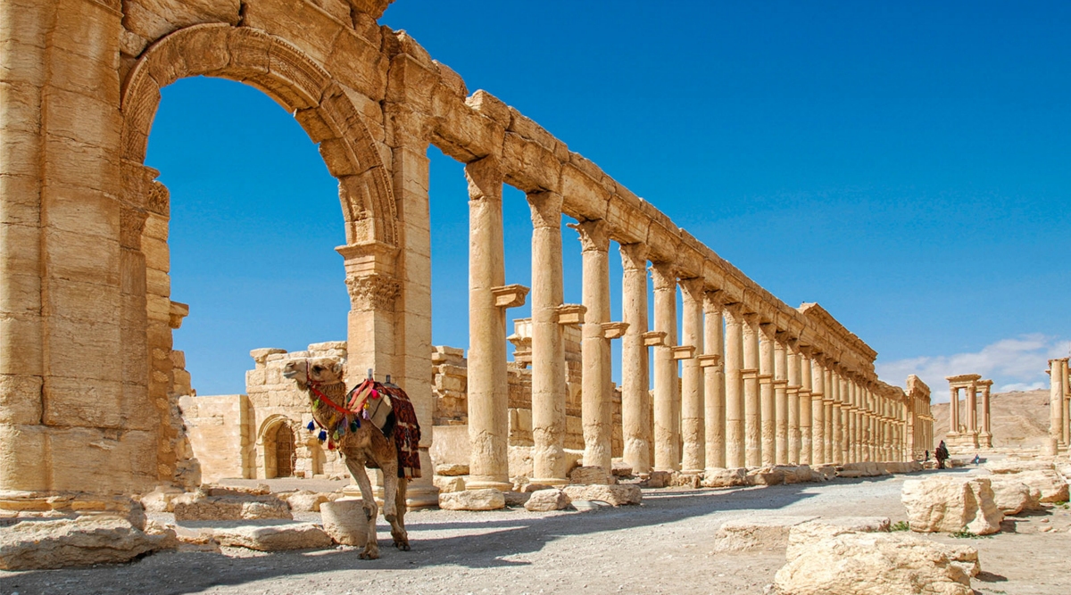 Säulenstraße in Palmyra