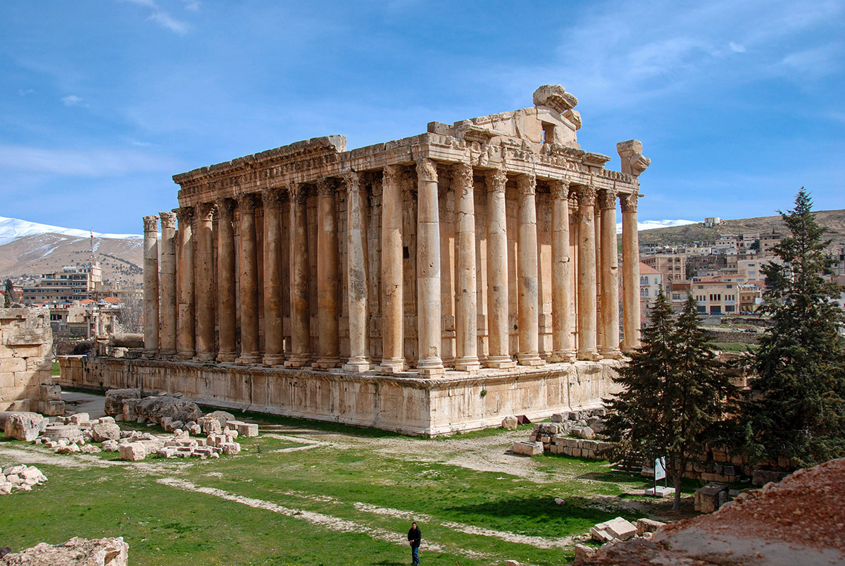 Bacchus Tempel in Baalbek, Libanon