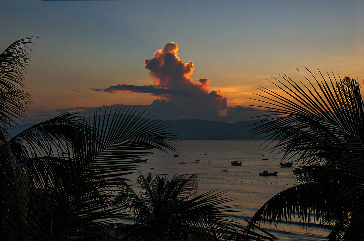 05.30 Uhr, Sonnenaufgang in Qui Nhon